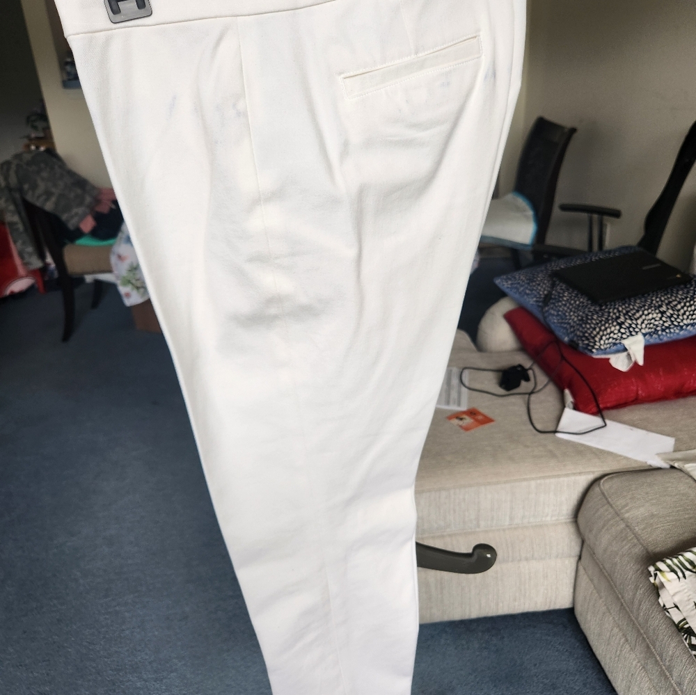 Women's Ralph Lauren white slacks. Size 8